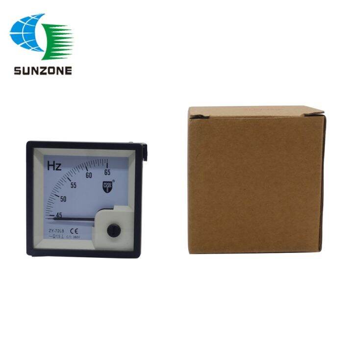 7L2 AC 100V 220V 380V Analog Panel Frequency Meter Tester Gauge Hertz