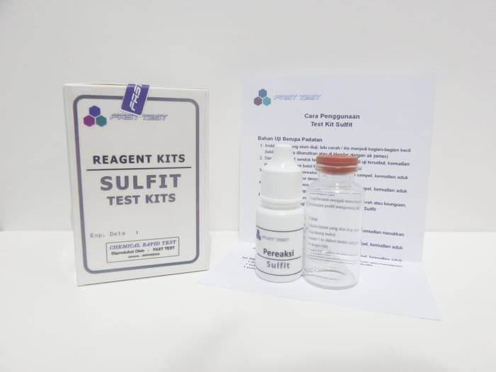 Sulfit Test Kit Testkit Sulfite Alat Uji Kandungan Sulfit Lazada