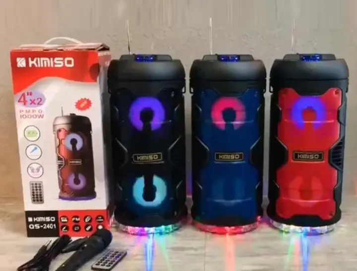 Speaker Bluetooth Kimiso QS 2402 FREE MIC Speaker Multimedia Bisa Untuk