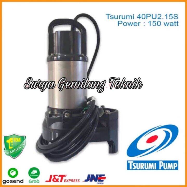 Pompa Celup Kolam Ikan Tsurumi Pu Submersible Pump Lazada Indonesia