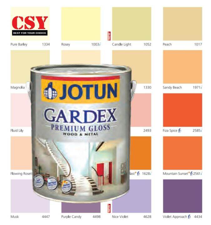 Jotun Gardex Premium Gloss Colour P1004 Lazada