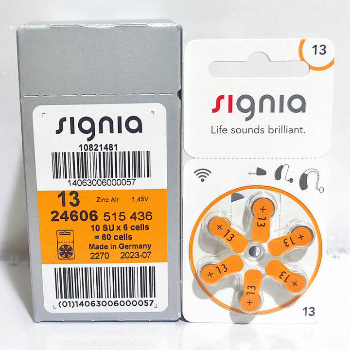 Germany Imported Siemens Siga Signia Hearing Aid Battery A Pr V