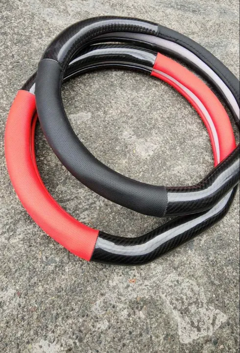 D Shape Steering Wheel Cover Black Lazada Ph