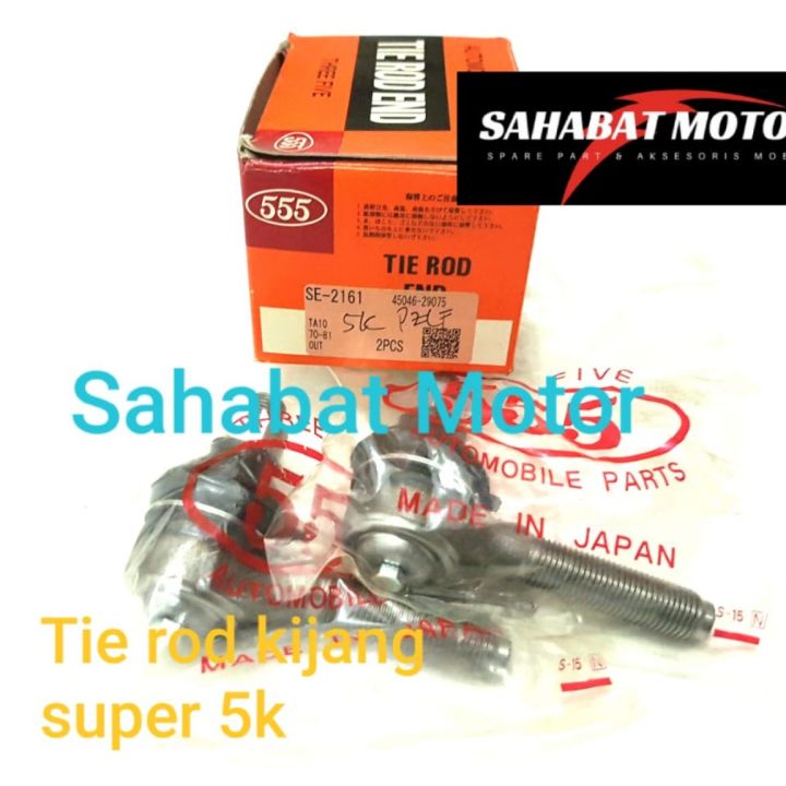 TIE ROD KIJANG SUPER 5K TIE ROD END KIJANG SUPER 5K 555 JAPAN ORIGINAL