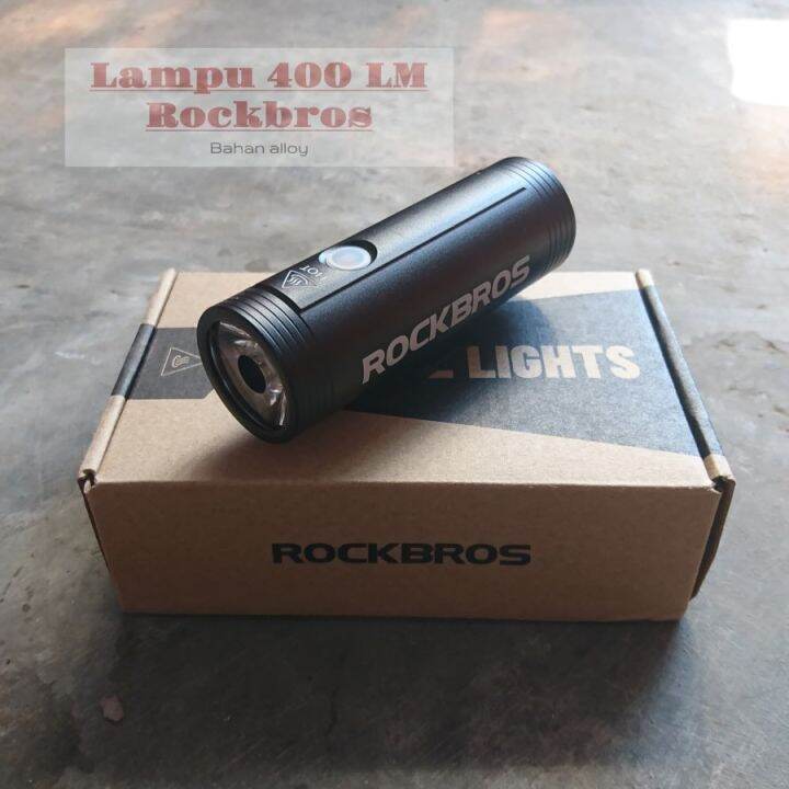 Lampu Sepeda Rockbros Lumens Lm Terang Lazada Indonesia