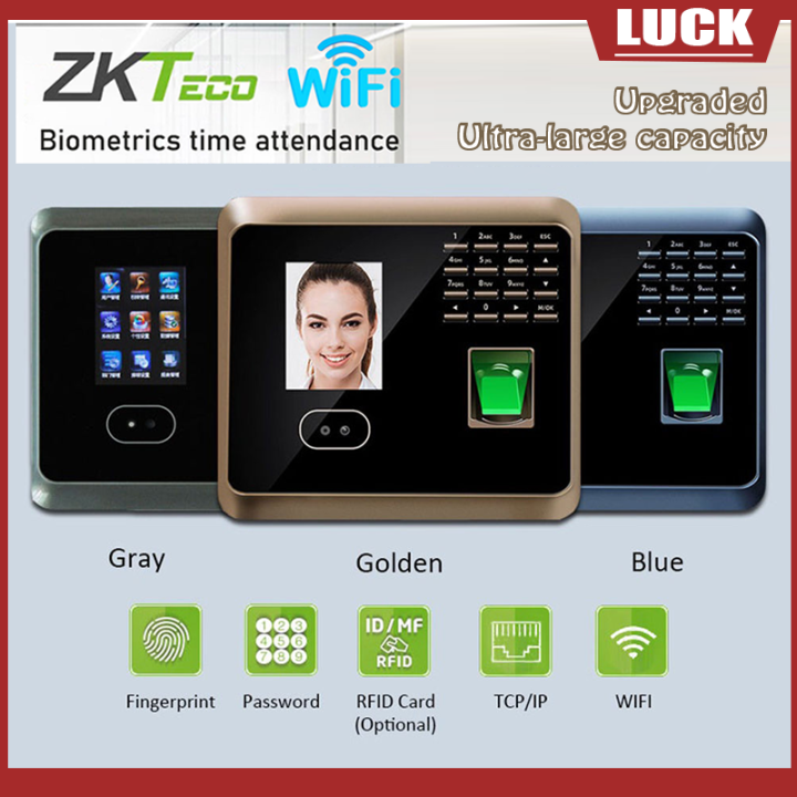 LUCK ZKTeco Biometrics Face Fingerprint Recognition Attendance Machine