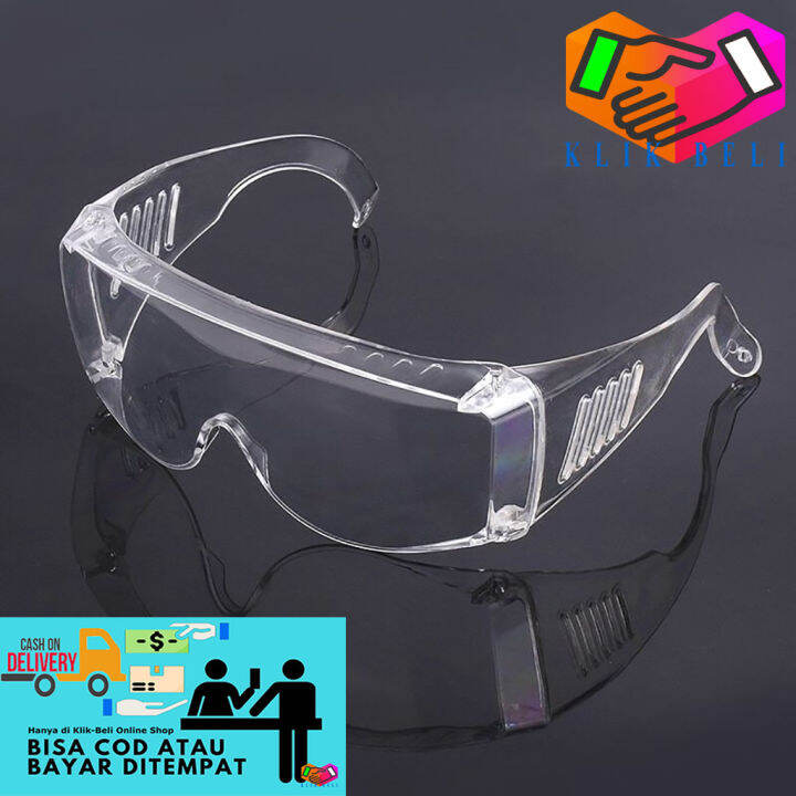 Klik Beli Kacamata Pelindung Anti Virus Bakteri Debu Apd Safety Goggles