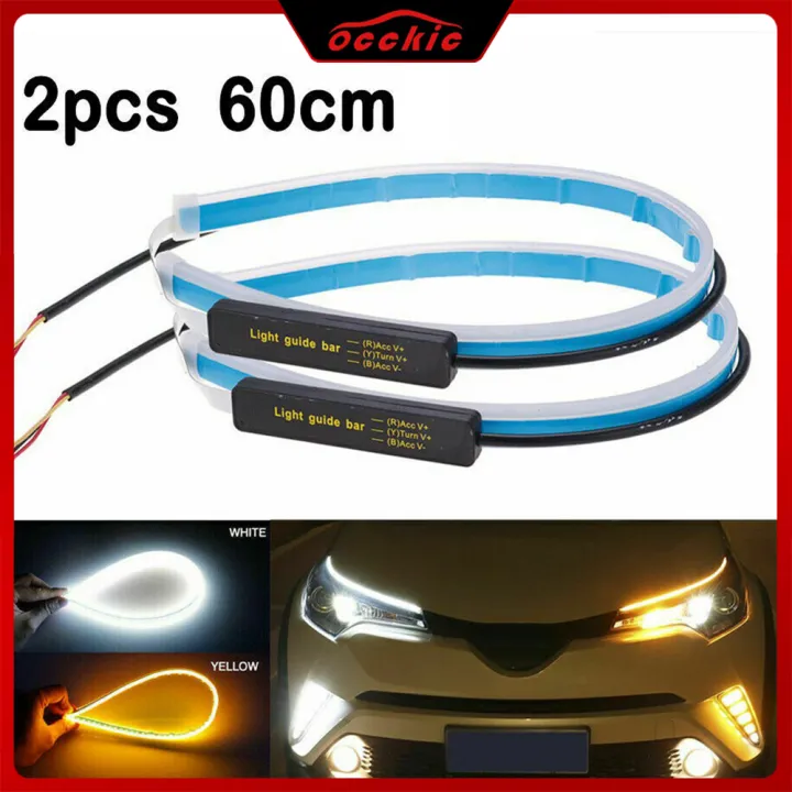 Occkic Ultrafine Drl Cm Daytime Running Light Flexible Soft Tube