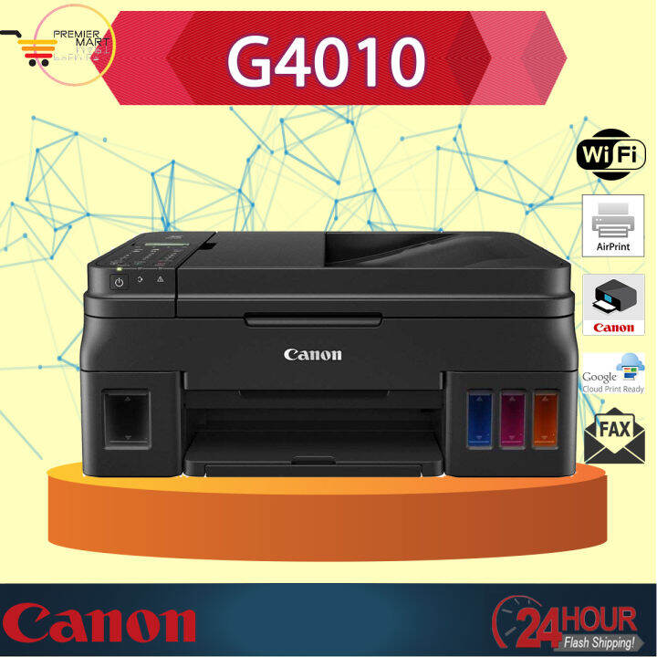 Canon Pixma G Refillable Ink Tank Wireless All In One With Fax