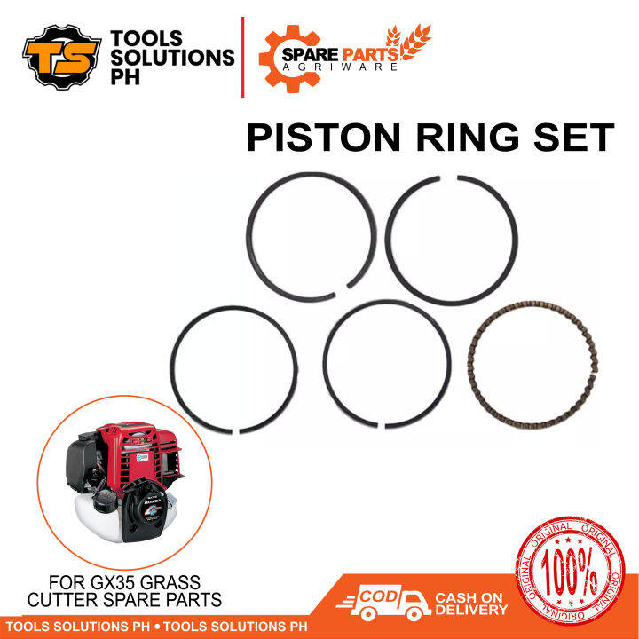 Piston Ring Set For GX35 UMK35 4 Stroke Grass Cutter Engine Lazada PH