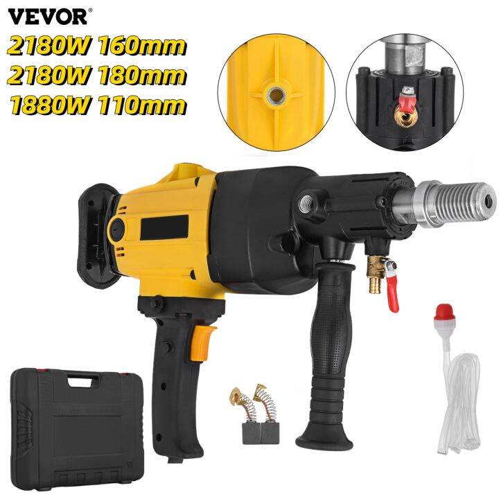 Vevor Handheld Diamond Core Drill Rig Concrete Mm Mm Mm Wet