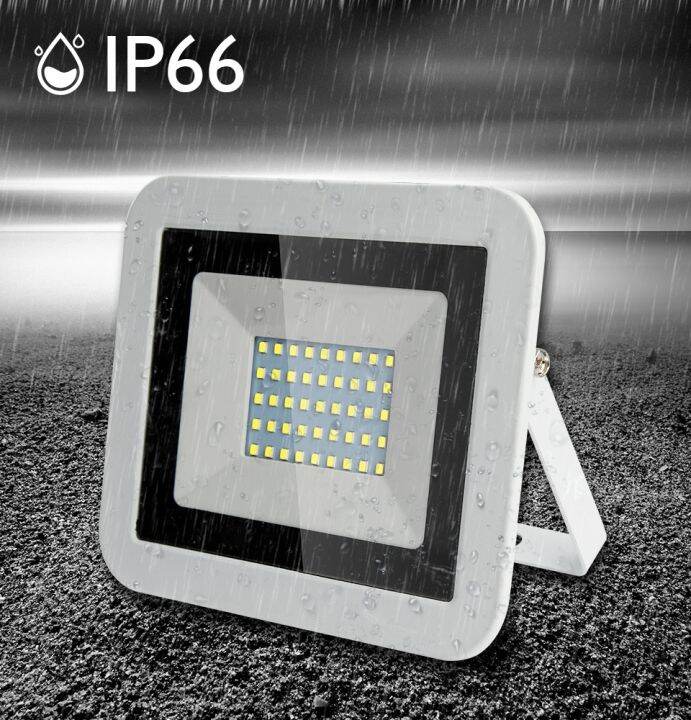 White Shell Spotlight Ultra Thin Led Flood Light Spotlight Outdoor