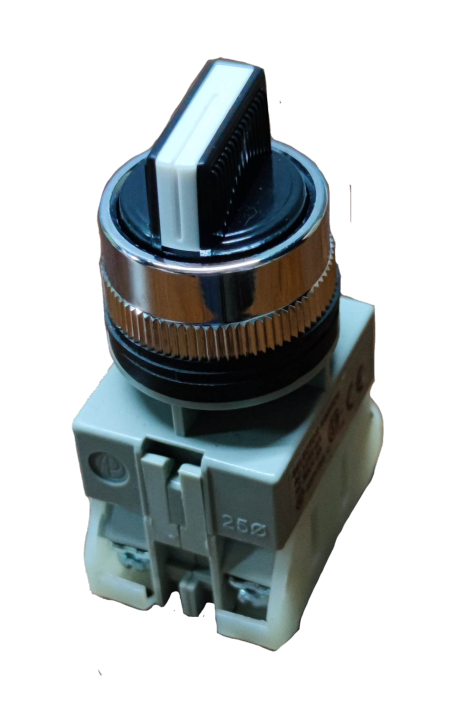 Selector Switch 3 Position 2NO With Spring Return 25mm 3A 220V