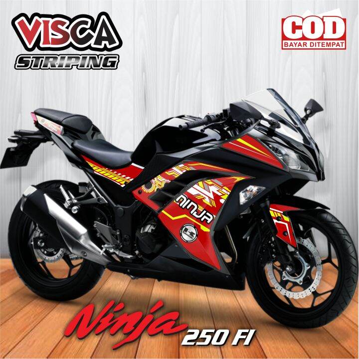 Stiker Striping Ninja 250 Fi Variasi Hitech Lazada Indonesia