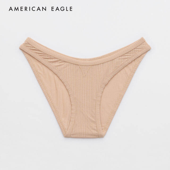 Aerie Modal Ribbed High Cut Bikini Underwear