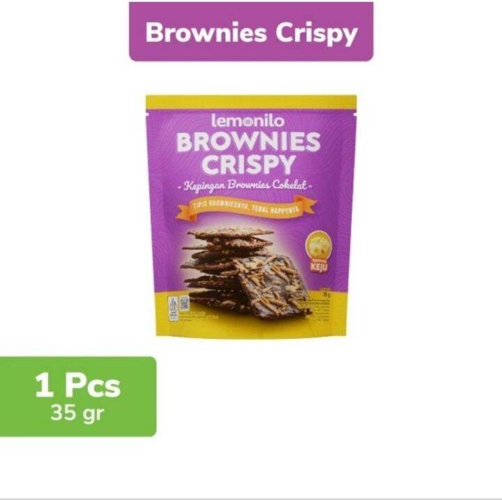 Lemonilo Brownies Crispy Gr Rasa Chocochips Dan Keju Lazada Indonesia