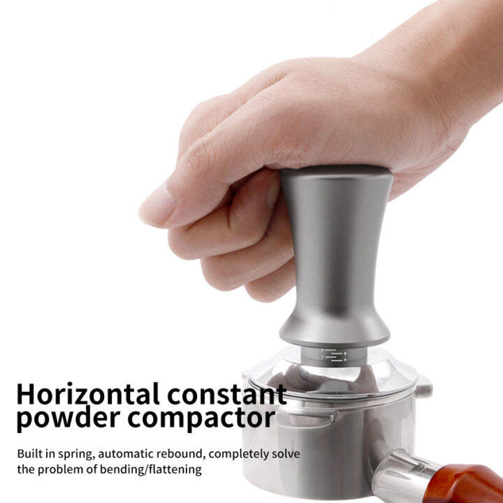 Ready Stock Mm Coffee Tamper Adjustable Depth With Scale Lb