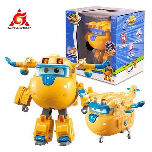 Super Wings Inches Deluxe Transforming Supercharged En Boy With Light