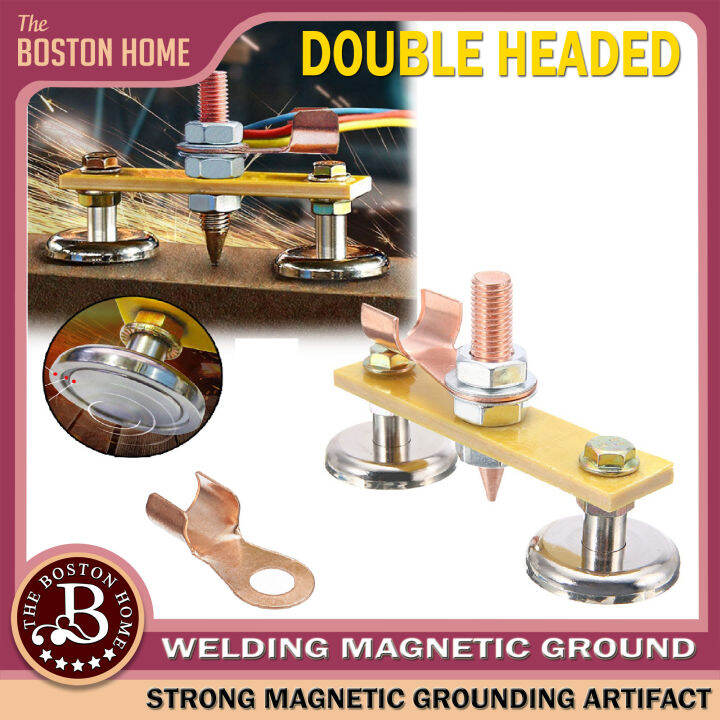 Boston Home Welding Magnet Head Magnetic Ground Clamp Metal Plate