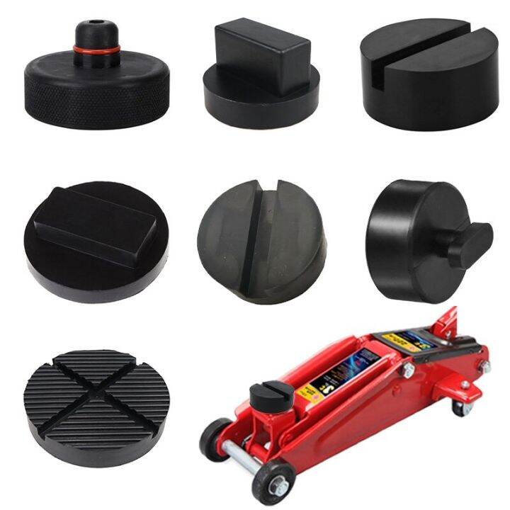 Different Types Of Car Lift Jack Stand Rubber Pads Black Rubber Slotted