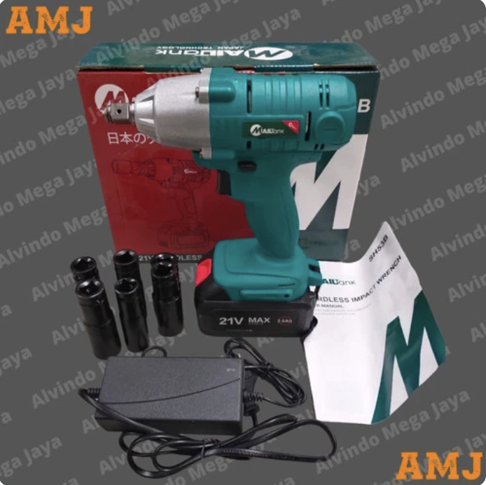 Mailtank Sh B Cordless Impact Wrench Volt Buka Baut Motor Mobil