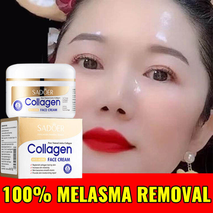 Original Sadoer Collagen Face Cream G Whitening Moisturizing Anti