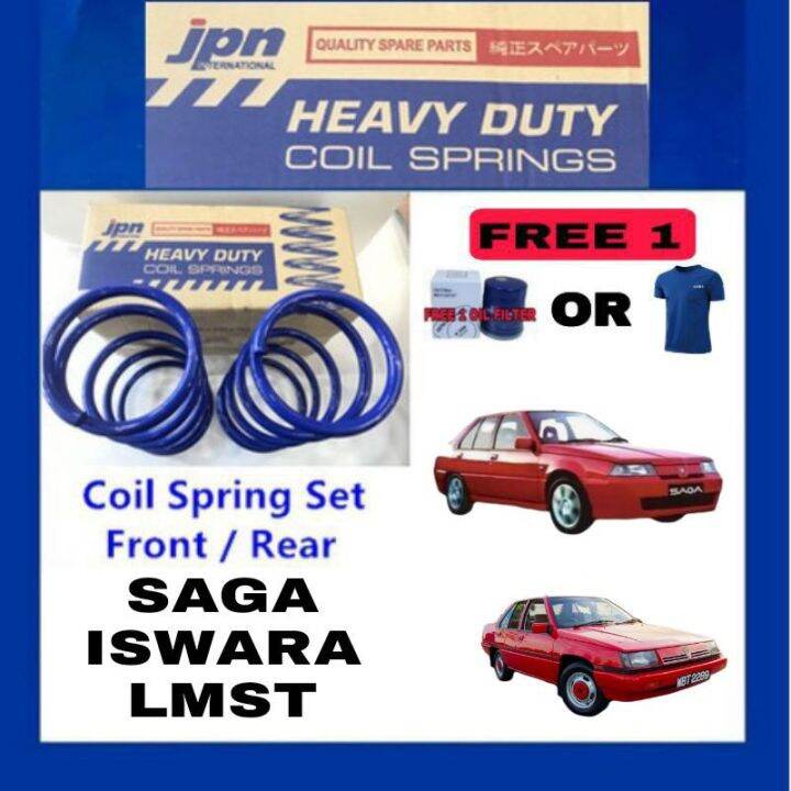 Jpn Proton Saga Iswara Lmst Front Rear Coil Spring Standard Hight