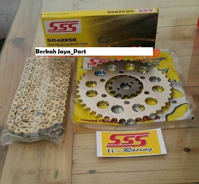 Gear Set Sss R Old V Rantai Sss Tipe Sb Lazada Indonesia