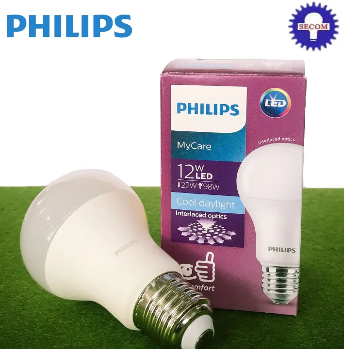 หลอดไฟ LED PHILIPS MyCare Warm White Daylight12W E27 หลอดไฟแอลอด