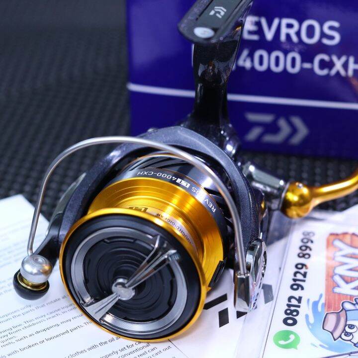 Reel Spinning Daiwa Revros LT 4000 BLACK GOLD Katrol Air Laut Dan Tawar