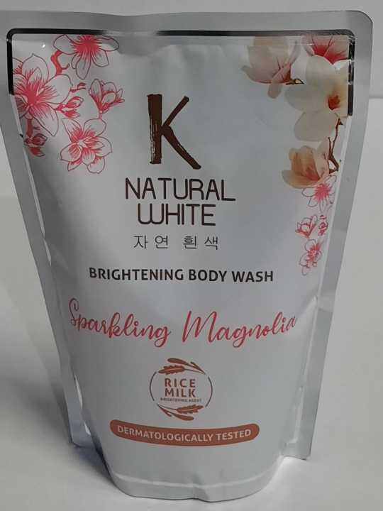 K Natural White Sparkling Magnolia Ml Brightening Body Wash