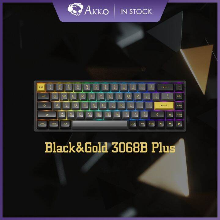 Akko 3068B Plus Black Multi Modes Wired BT 5 0 2 4G Wireless RGB