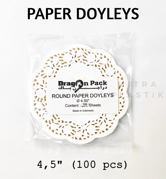 Isi 100 Pcs Paper Doyleys 4 5 Inch Kertas Doilies 11 5 Cm Alas