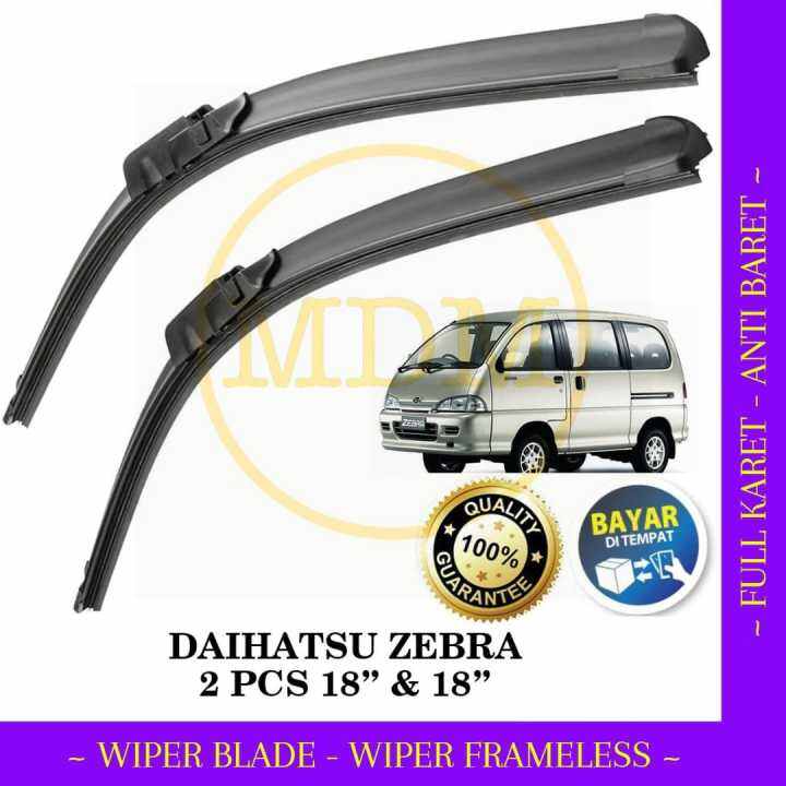 Wiper Frameless Full Karet Anti Baret Daihatsu Espass Daihatsu Zebra