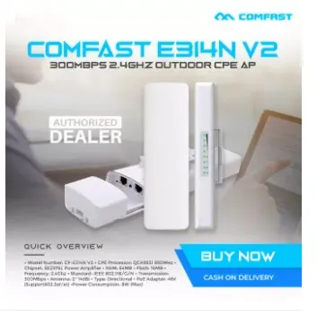 Comfast Cf E A E N Mbps Ghz Ghz Km Outdoor Bridge Router