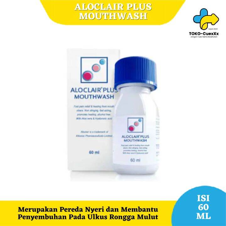 Aloclair Plus Mouthwash Ml Obat Kumur Untuk Meredakan Sariawan