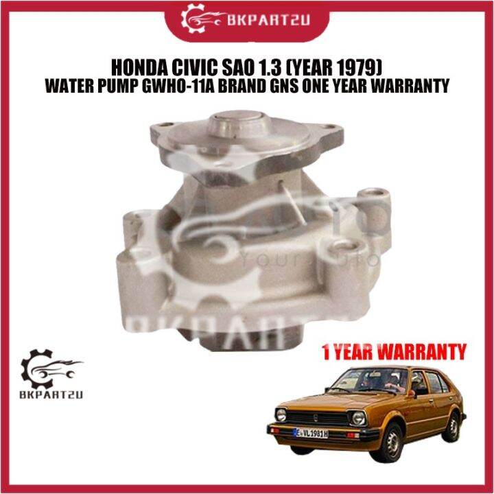 Honda Civic Sao Year Water Pump Gwho A Brand Gns One Year