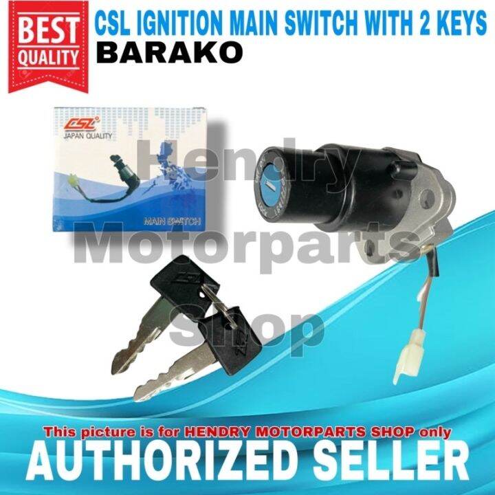 CSL IGNITION MAIN SWITCH 2 KEYS FOR KAWASAKI BARAKO JAPAN QUALITY