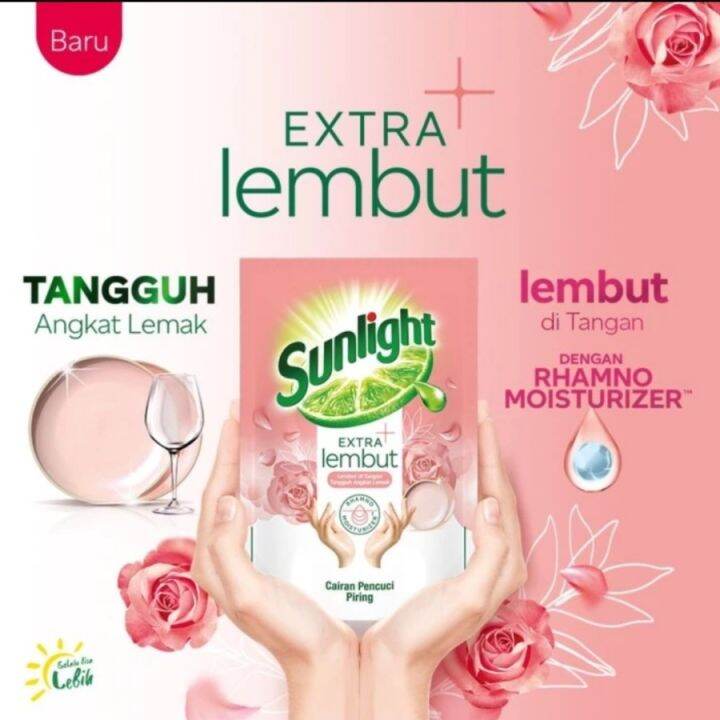 Sunlight Extra Lembut 650 Ml Sabun Cuci Piring Extra Lembut 650 Ml