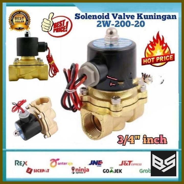 Electric Selenoid Water Valve Inch V Solenoid Kuningan W