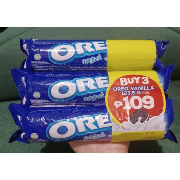 Oreo Biscuit Original 123 5g Pack Of 3 Lazada PH