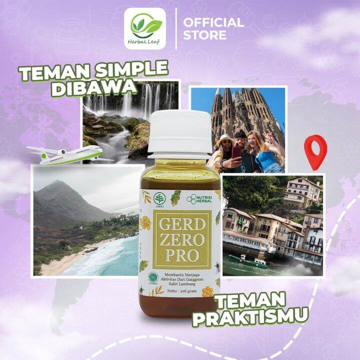 Gerd Zero Pro Madu Obat Asam Lambung Maag Anxiety Herbal Original