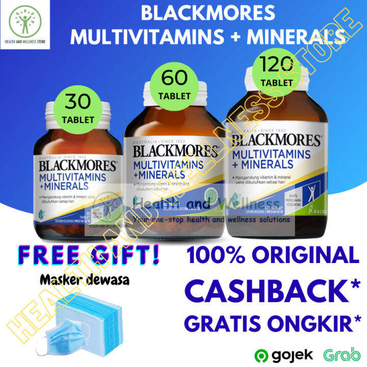 Blackmores Multivitamins Plus Minerals Bpom Tablet Multivitamin Dan