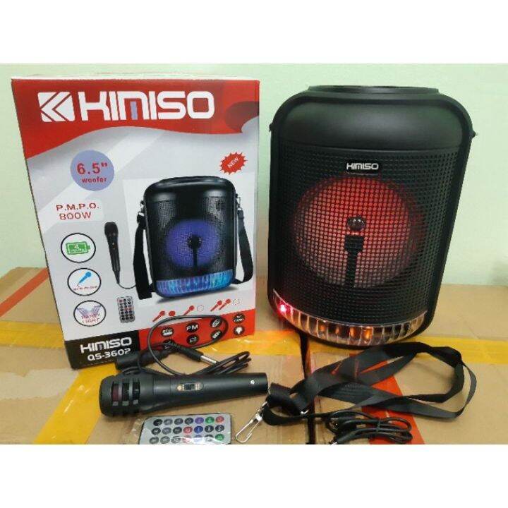 Speaker Bluetooth Karaoke QS 3602 Gratis Mic Karaoke Dan Remote 6 5