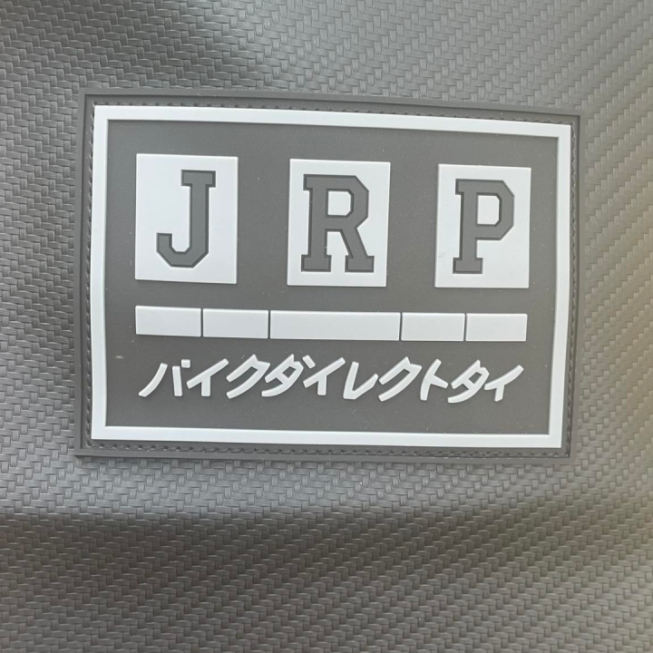 Jrp Black Edition For Yamaha Nmax Jrp Thai Seat Cover Rubber Logo