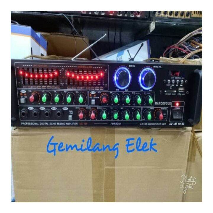 Power Amplifier Karaoke Marcopolo Mc Lazada Indonesia