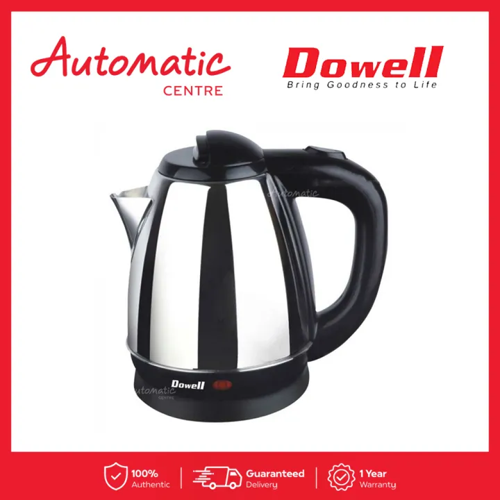 Dowell Ek S Liters Electric Kettle Stainless Steel Lazada Ph