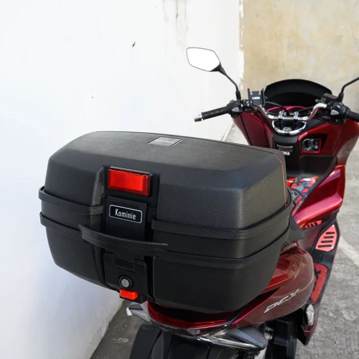 Alloy Topbox For Motorcycle Motorcycle 32 Liters Top Box Compartment