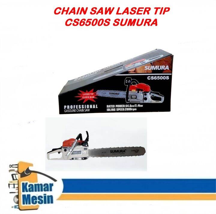 SUMURA Chainsaw CS6500S Laser Tip Gergaji Rantai Gergaji Pohon Lazada