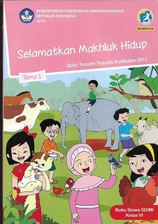 Buku Sd Kelas Tema Selamatkan Makhluk Hidup Lazada Indonesia